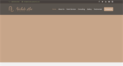 Desktop Screenshot of nicholeleeevents.com